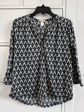 H&M 3/4 sleeve top